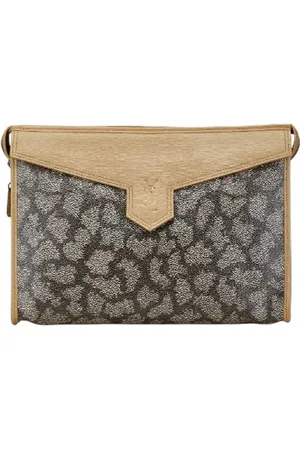 Saint Laurent Dames, Pre-owned, Bruin, Maat: ONE Size Leer