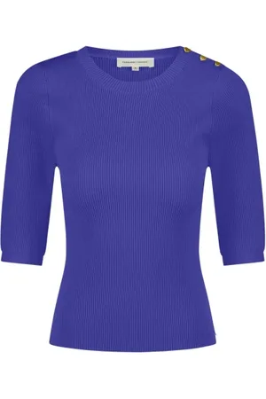 Fabienne Chapot Dames, Truien, Blauw, Maat: L