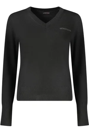 Guess Dames, Truien, Zwart, Maat: XS Wol