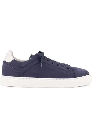 Brunello Cucinelli Heren, Schoenen, Blauw, Maat: 41 EU