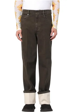 J.W.Anderson Heren, Jeans, Grijs, Maat: W33 Katoen