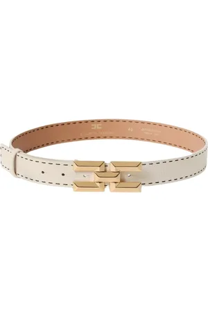 Elisabetta Franchi Dames, Accessoires, Wit, Maat: XS Leer