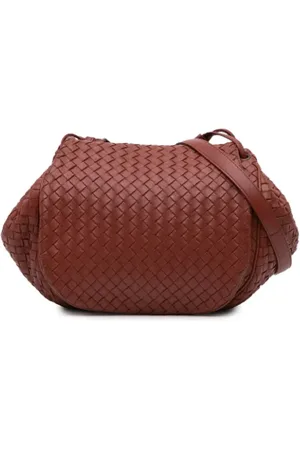 Bottega Veneta Dames, Pre-owned, Rood, Maat: ONE Size Leer