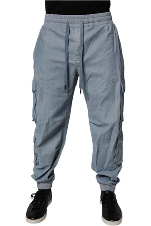 Dolce & Gabbana Heren, Broeken, Blauw, Maat: L Katoen