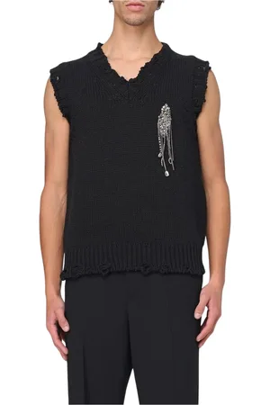Alexander McQueen Heren, Truien, Zwart, Maat: XS Katoen