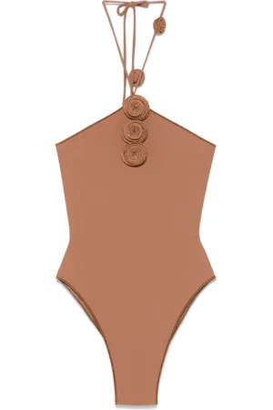 LA REVECHE Dames, Badkleding, Bruin, Maat: S