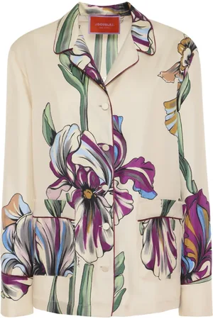 La DoubleJ Dames, Blouses & Shirts, Veelkleurig, Maat: L Zijde