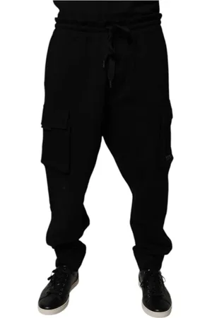 Dolce & Gabbana Heren, Broeken, Zwart, Maat: 5XL Katoen