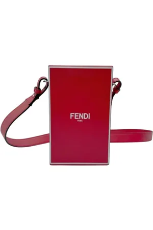 Fendi Dames, Pre-owned, Rood, Maat: ONE Size Leer