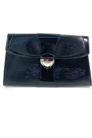 LOUIS VUITTON Dames, Pre-owned, Zwart, Maat: ONE Size Leer