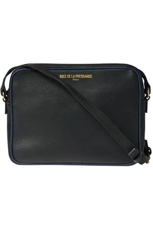 Inès de la Fressange Dames, Tassen, Blauw, Maat: ONE Size Leer