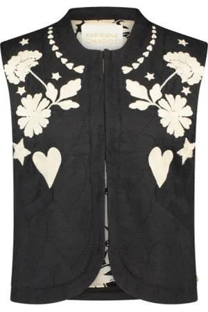 Fabienne Chapot Dames, Jassen, Zwart, Maat: Xl/2Xl Katoen