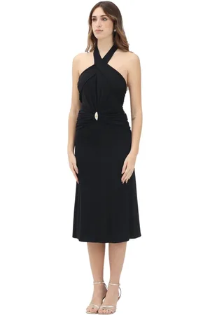 Elisabetta Franchi Dames, Jurken, Zwart, Maat: L Jersey