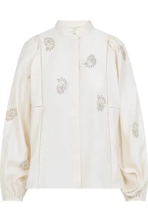 Max Mara Dames, Blouses & Shirts, Wit, Maat: S Katoen
