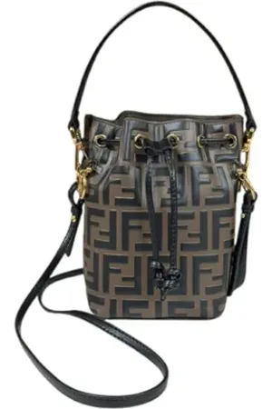 Fendi Dames, Pre-owned, Zwart, Maat: ONE Size Leer