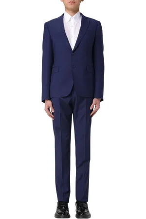 Emporio Armani Heren, Pakken, Blauw, Maat: XL Tweed