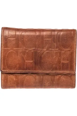 Carolina Herrera Dames, Pre-owned, Bruin, Maat: ONE Size Leer