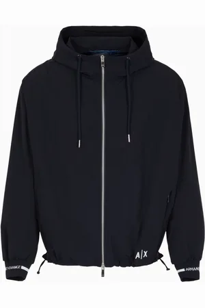 Armani Exchange Heren, Jassen, Blauw, Maat: M Poliester