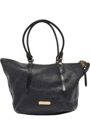 Burberry Dames, Pre-owned, Zwart, Maat: ONE Size Leer