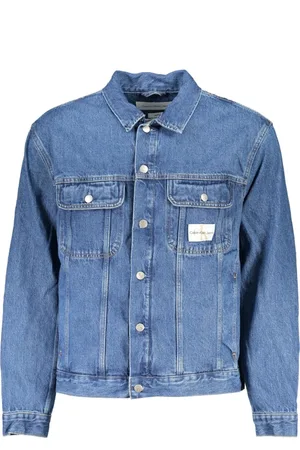 Calvin Klein Heren, Jassen, Blauw, Maat: S Denim