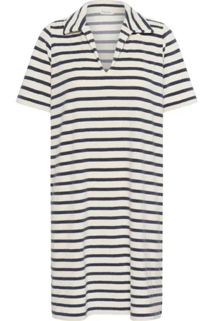 Part Two Dames, Jurken, Blauw, Maat: L Katoen