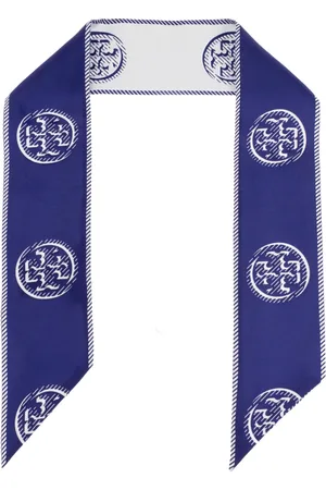 Tory Burch Dames, Accessoires, Blauw, Maat: ONE Size Zijde