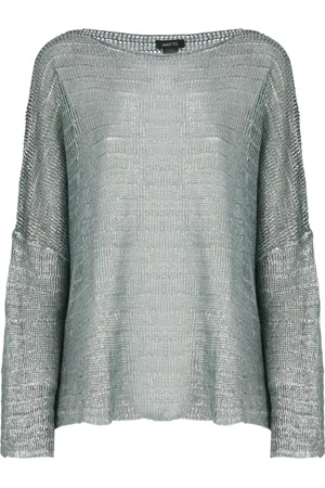 AVANT TOI Dames, Truien, Blauw, Maat: XS Linnen
