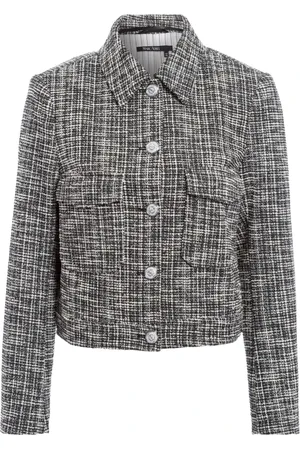 Marc Aurel Dames, Jassen, Grijs, Maat: M Tweed