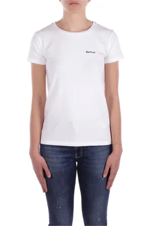 Barbour Dames, Tops, Wit, Maat: XL Katoen