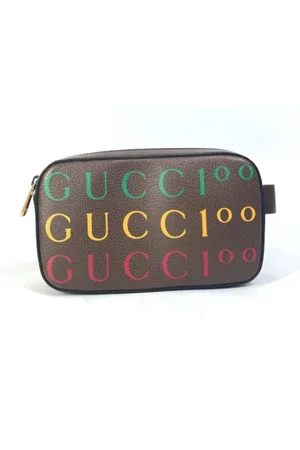 Gucci Dames, Pre-owned, Bruin, Maat: ONE Size Leer