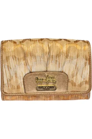 Coach Dames, Pre-owned, Geel, Maat: ONE Size Leer