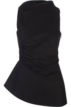 Alexander McQueen Dames, Tops, Zwart, Maat: 2XS Katoen