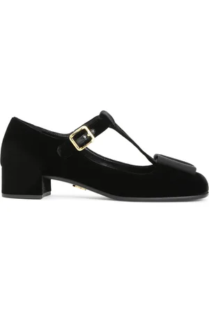 Prada Dames, Schoenen, Zwart, Maat: 40 EU Viscose