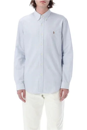 Ralph Lauren Heren, Overhemden, Blauw, Maat: S Katoen