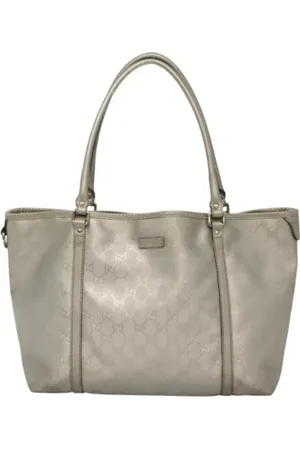 Gucci Dames, Pre-owned, Grijs, Maat: ONE Size Leer