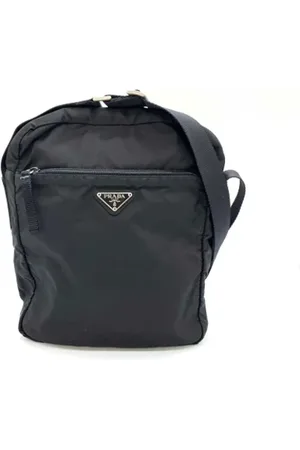 Prada Dames, Pre-owned, Zwart, Maat: ONE Size Nylon