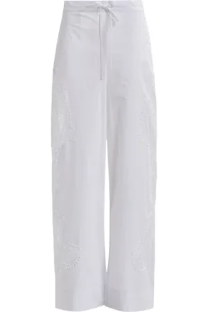 Essentiel Antwerp Dames, Broeken, Wit, Maat: XS Katoen
