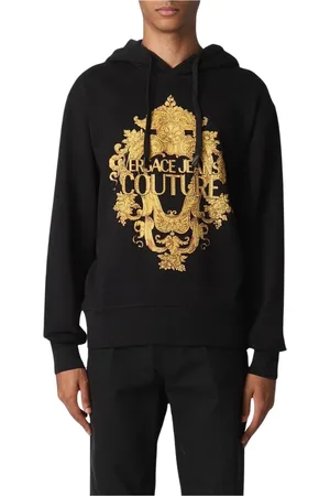 VERSACE Heren, Sweatshirts & Hoodies, Zwart, Maat: M