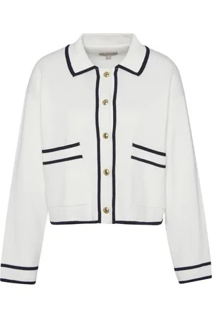 Barbour Dames, Truien, Wit, Maat: M Katoen