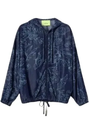 Twin-Set Dames, Jassen, Blauw, Maat: 2XS Denim