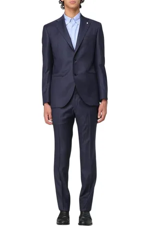 LUIGI BIANCHI MANTOVA Heren, Pakken, Blauw, Maat: XL
