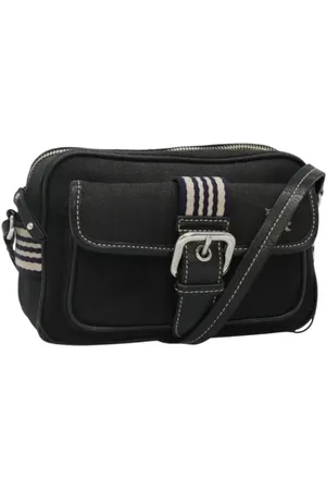 Burberry Dames, Pre-owned, Zwart, Maat: ONE Size Leer