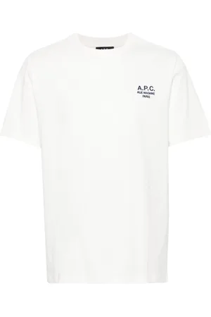 A.P.C. Heren, Tops, Wit, Maat: M Katoen