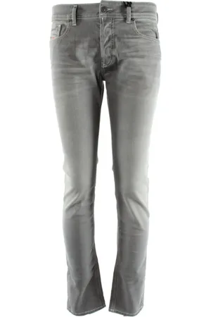 Diesel Heren, Jeans, Grijs, Maat: W34 L32 Katoen