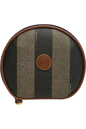 Fendi Dames, Pre-owned, Groen, Maat: ONE Size Leer