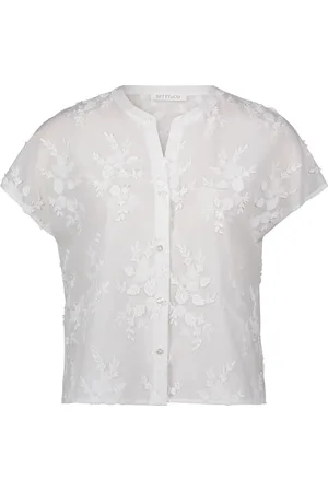 Betty & Co Dames, Blouses & Shirts, Wit, Maat: XL