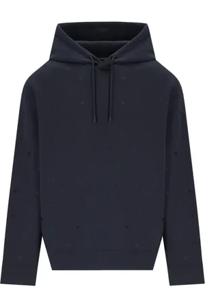 Emporio Armani Heren, Sweatshirts & Hoodies, Blauw, Maat: XL Katoen