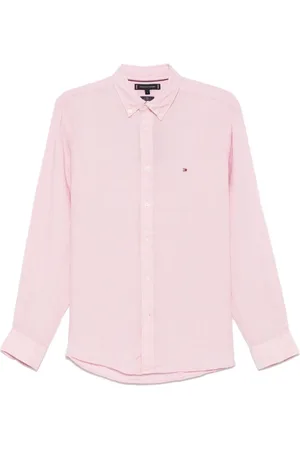 Tommy Hilfiger Heren, Overhemden, Roze, Maat: XL
