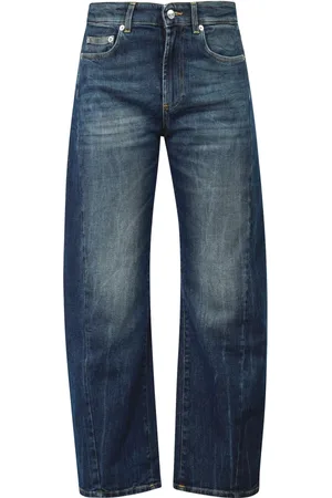 DEPARTMENT FIVE Dames, Jeans, Blauw, Maat: W30 Katoen
