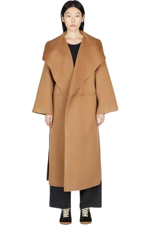 Totême Dames, Mantels, Bruin, Maat: M Wol